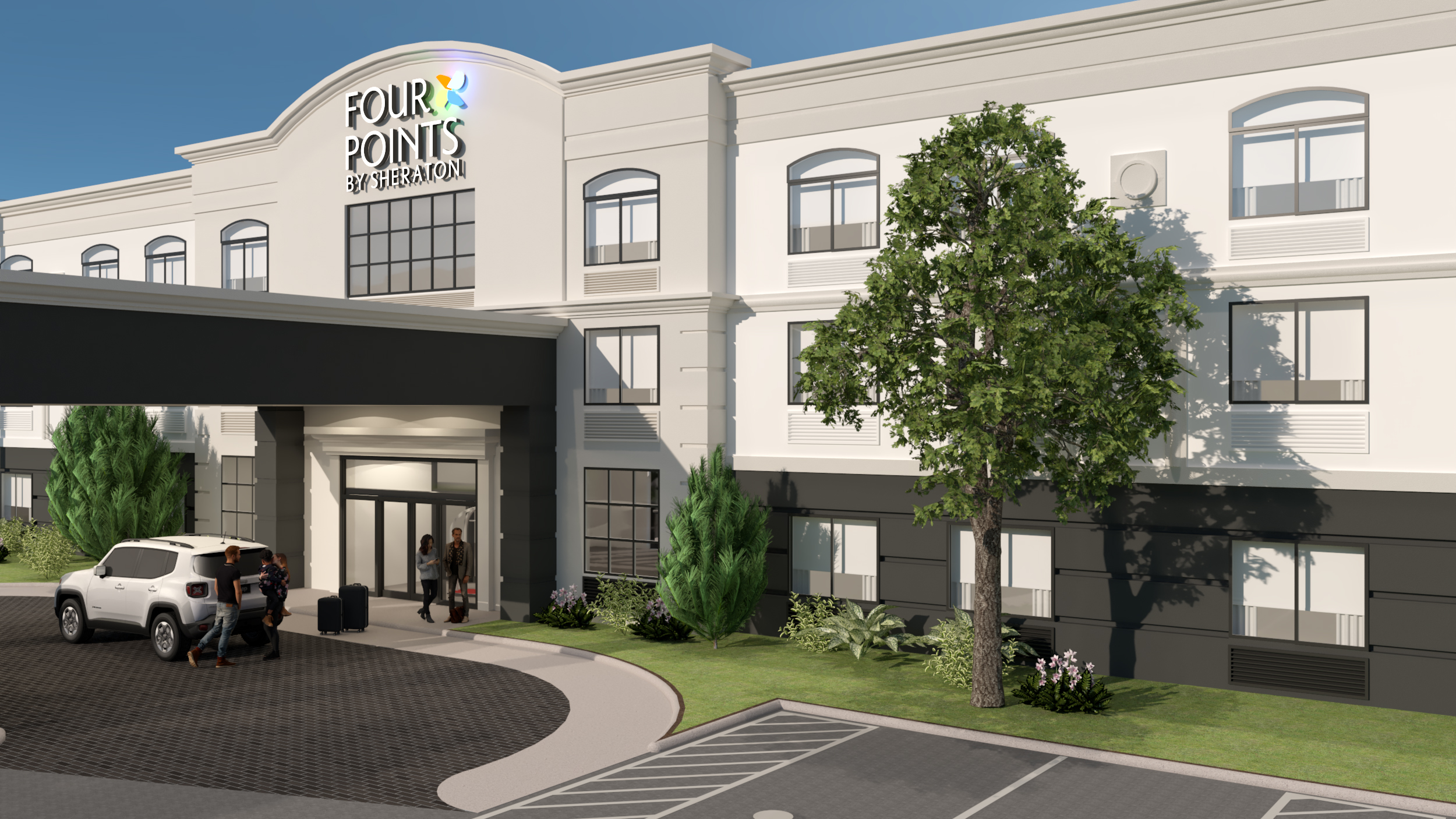 four points by sheraton exterior rendering
